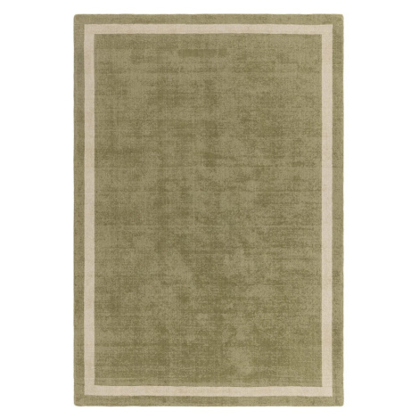 Khaki ručne tkaný vlnený koberec 160x230 cm Albi – Asiatic Carpets