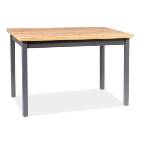 Signal Jedálenský stôl ADAM | 120 x 68 cm FARBA: dub lancelot / antracit