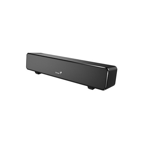 Genius SoundBar 100, 2.0, 6W, černý, regulace hlasitosti, stolní, 3,5 mm jack (USB), 110Hz-20kHz