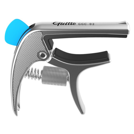 Guitto GGC-02 Revolver Capo Silver