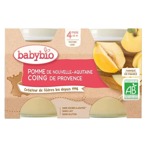 BABYBIO Jablko dule z Provence 2 x 130 g