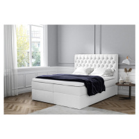 Expedo Čalúnená posteľ boxspring TOMIO + topper, 140x200, jasmine 20