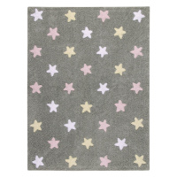 Ručne tkaný kusový koberec Tricolor Stars Grey-Pink Rozmery koberca: 120x160