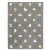 Ručne tkaný kusový koberec Tricolor Stars Grey-Pink Rozmery koberca: 120x160