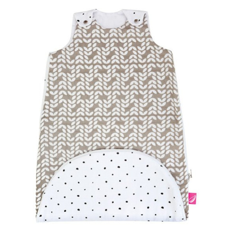 MOTHERHOOD Vak spací 2v1 ZIP-A-Round Beige mušelínový Beige Classics 3-18m 0,5 tog