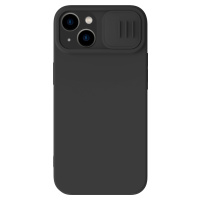 Nillkin CamShield Silikónový Kryt s MagSafe pre iPhone 14, Čierny