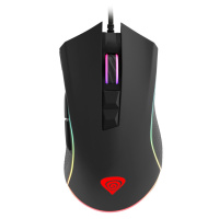 Genesis herná otpická myš KRYPTON 770/RGB/12000 DPI/Herná/Optická/Pre pravákov/Drôtová USB/Čiern