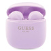 Slúchadlá Guess GUTWST26PSU TWS Bluetooth Headphones + Docking Station Purple Classic EST Logo (