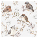 DEKORNIK Birds White Gray