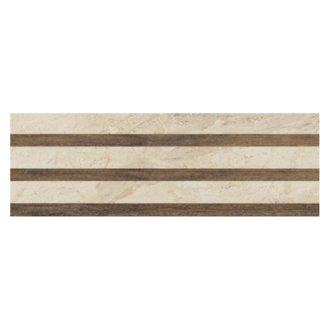 Dekor Fineza Adore beige stripes 25x75 cm mat DADORE275ST