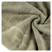 Klasický hnedý uterák DAMLA s jemným pásom Rozmer: 70 x 140 cm