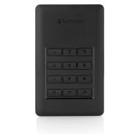 Verbatim Store 'n' Go Secure prenosný HDD disk USB 3.1 GEN 1 1TB čierny