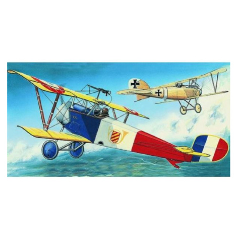 Model Nieuport 11/16 Bebe 12,9x16,2cm v krabici 31x13,5x3,5cm