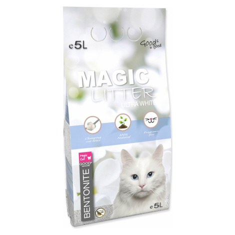 Podstielka Magic Litter Bentonite Ultra White 5l MAGIC CAT