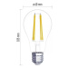 LED žiarovka Emos ZF5141 A60, E27, 5,9 W, neutrál biela