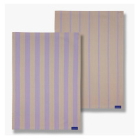 Bavlnené utierky v súprave 2 ks 50x70 cm Stripes – Mette Ditmer Denmark