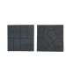 Obojstranná gumová dlaždica Brickface 40 x 40 cm, sivá MHEU5000171