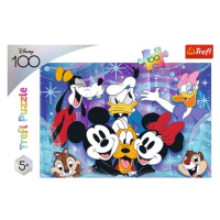 Trefl Puzzle 100 dielikov - Vo svete Disney je veselo / Disney 100 Výročie