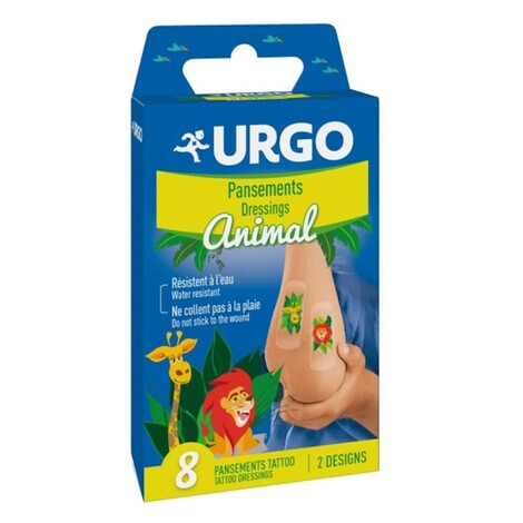 URGO TATTOO Animal detská náplasť 8 kusov