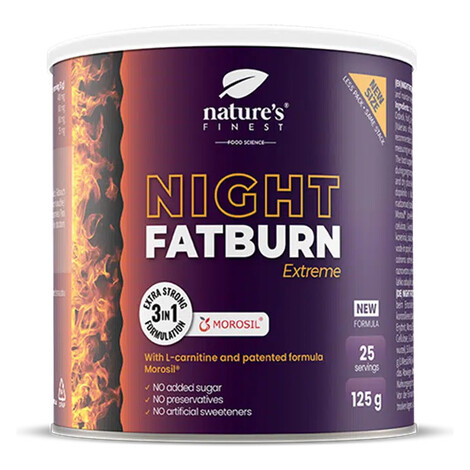 Nature's Finest Night FatBurn Extreme | Morosil červený pomeranč + L-karnitin + kozlík lékařský 