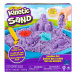 Kinetic Sand pieskový hrad s podložkou fialový