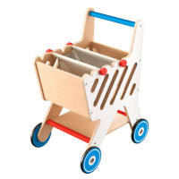 Playtive Drevený nákupný vozík/stôl na líčenie/pracovný stôl (nákupný vozík)