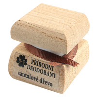 RAE Prírodný krémový deodorant drevená krabička Santalové drevo 50 ml