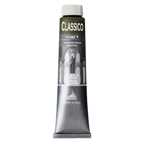 MAIMERI CLASSICO - Extra jemné olejové farby 492 - burnt umber, 0,2 L