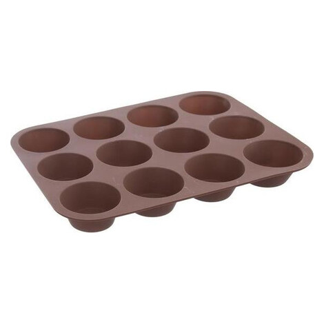 Forma silikón MUFFINY 12 hnedá Orion