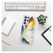 Odolné silikónové puzdro iSaprio - Blue Leaves - Samsung Galaxy S21 Ultra