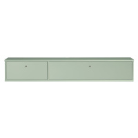 Svetlozelený TV stolík 136x22 cm Mistral – Hammel Furniture