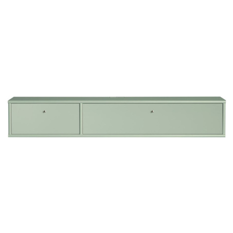 Svetlozelený TV stolík 136x22 cm Mistral – Hammel Furniture