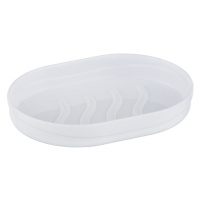 Biela plastová nádobka na mydlo Vigo - Allstar