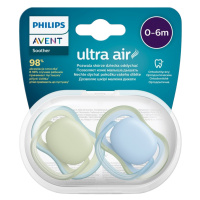 PHILIPS AVENT Šidítko Ultra air neutral 0-6m chlapec modrá 2 ks