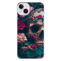 Odolné silikónové puzdro iSaprio - Skull in Roses - iPhone 14 Plus
