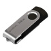 Goodram USB flash disk, USB 2.0, 128GB, UTS2, čierny, UTS2-1280K0R11, USB A, s otočnou krytkou