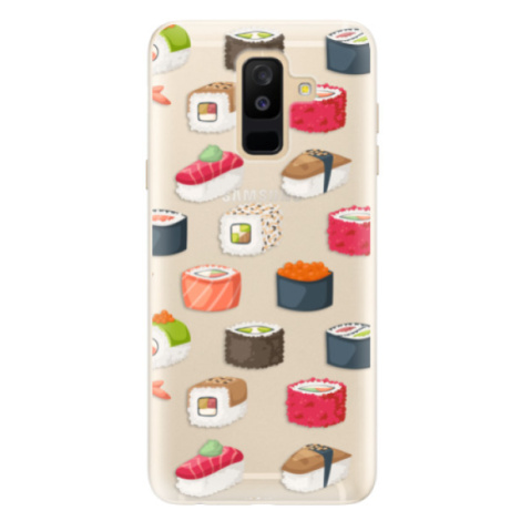 Silikónové puzdro iSaprio - Sushi Pattern - Samsung Galaxy A6+