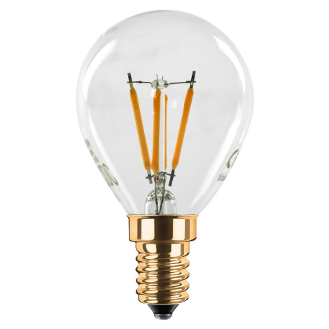 SEGULA LED kvapková žiarovka 24V DC E14 3W Filament 922