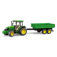 Bruder Farmer 2108 Traktor John Deere so sklápacím prívesom