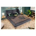 LuxD Dizajnová posteľ Phoenix 160 x 200 cm antracit
