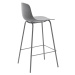 Furniria Dizajnová barová stolička Jensen sivá