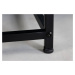 LuxD Dizajnový konferenčný stolík Damaris II 100 cm čierny