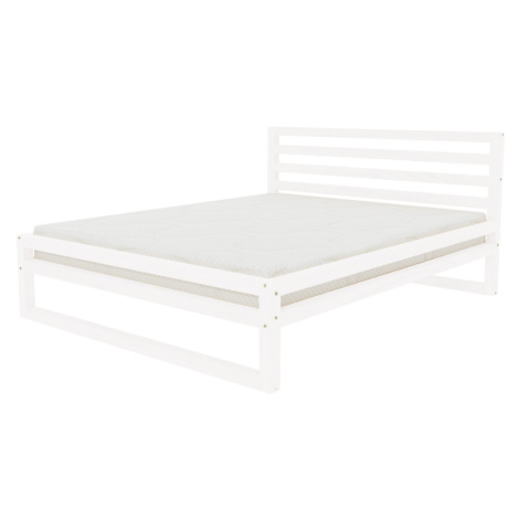 Benlemi Dvojlôžková posteľ DELUXE Zvoľte farbu: Biela, Zvoľte rozmer: 160 x 200 cm