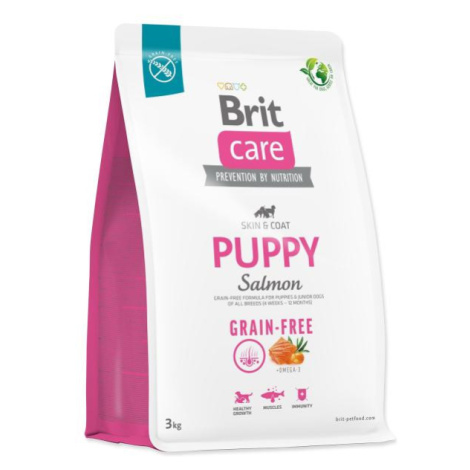 Krmivo Brit Care Dog Grain-free Puppy Salmon 3kg