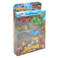 Dinosaur - súprava aut