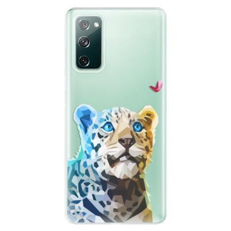 Odolné silikónové puzdro iSaprio - Leopard With Butterfly - Samsung Galaxy S20 FE