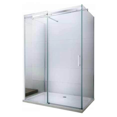 MEXEN/S - OMEGA sprchový kút 3-stenná 110x80 cm, transparent, chróm 825-110-080-01-00-3S