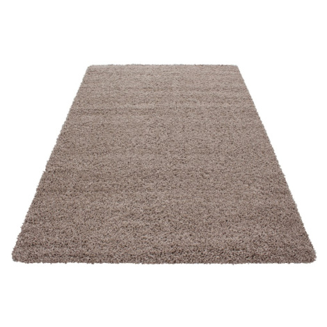 Kusový koberec Life Shaggy 1500 beige Rozmery koberca: 80x250