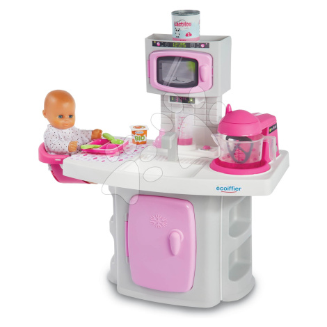 Kuchynské štúdio pre bábiku The Baby's Kitchen Écoiffier s varením a jedálenským kútikom od 18 m