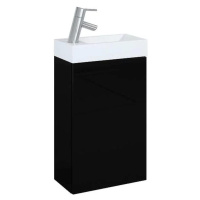 Kúpeľňová zostava Small Basic čierna